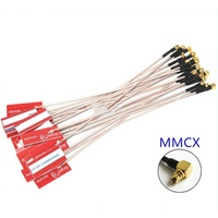 2pcs 2.4G 5.8G dual-band antenna RG178 silver-plated wire MMCX interface 5G WiFi built-in omni directional PCB board