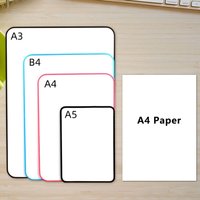 A5/A4/B4/A3 Whiteboard Double-Sided Dry Erase Erasable Writing Board Magnetic-Friendly Reusable Desktop Small Blackboard Office
