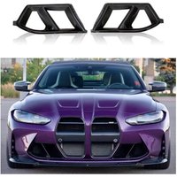 Dry Carbon Fiber Front Bumper Air Duct Vent Trim Replacement for BMW M3 G80 M4 G82 Front Bumper Air Duct Vent
