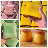 Squishy Simulated Toast Bread Caramel Pudding Squeeze Slow Rising Stress Relief ASMR Sensory Fidget Anti-anxiety Fidget Gifts
