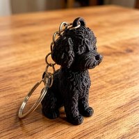 Poodle Keychain, Perfect Gift for Birthdays, Halloween, Christmas, and Holidays, the Best Choice for Dog Lovers