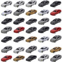 50 Pieces HO Scale Car Model 1:87 Building Train Landscape New