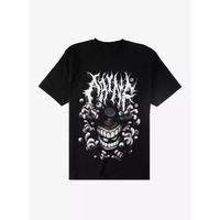 2026 Mens Womens Creepy Mickey Metal T Shirt, Black Death Metal Graphic Casual Clothing for Street Wear
