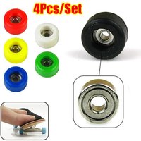 4Pcs New Professional Bearing Wheel PU Metal Urethane Fingerboard Wheels Mini CNC Finger Skate Board Accessory