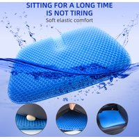 Car Seat Honeycomb Gel Seat Office Seat Four Seasons Universal Silicone Breathable Student Seat