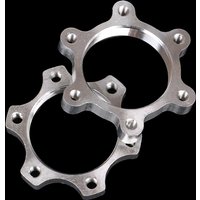 2PCS Bicycle Bike Freewheel Threaded Hubs Disk Disc Brake Rotor Flange Adapter