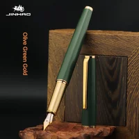 JINHAO 95 Series Fountain Pen Retro Design Metal Material Clip Fine Nib Writing Office School Supplies Stationery Pk 9019