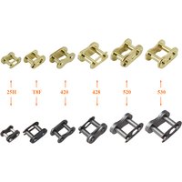 25H T8F 420 428 520 530 Chain Master Link Pocket Dirt Pit ATV Quad Go Kart E Gas Scooter Motorcycle Spare Parts