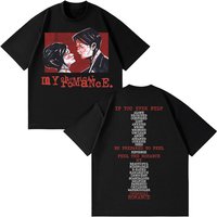 Rock Band My Chemical Romance TShirts Couple Style Tshirt Couple Oversized Cotton Loose Tee Summer 2025 Hip Hop Fashion Clothing