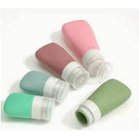 30/60/90ml Portable Silicone Travel Bottle Cosmetic Storage Refillable Lotion Bottle Shampoo Container Squeeze Tube Empty Bottle