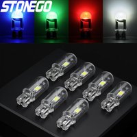 10PCS COB LED Car Parking Wedge Light Side Door Bulb Instrument Auto License Plate Dash Board Light Clearance