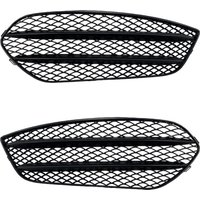 Front Side Grill Air Vent Trim Cover Mesh Grid For Mercedes Benz CLA Class W117 C117 CLA200 CLA220 CLA45 AMG Line 2013-2016