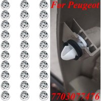30Pcs Car Door Panel Clips For Citroen C4 C5 DS4 C3-XR Peugeot 508 3008 Interior Trim Retainer Fastener Plastic Auto Parts