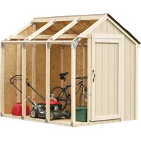 90192 Peak Style Shed Kit, 2x4 Construction