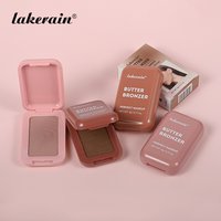 Lakerain Bronzer Powder Palette Long Wear Contour Face Bronzed & Shimmery Pigmentation Shading Matte Bronzer Face Korean Makeup