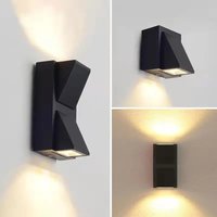 Dual Head LED Wall Light 5W 10W Balcony Lamp Waterproof Outdoor Lighting Aluminium Porch Lamp Garden Fence Lamp AC110V 220V