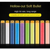 7.2cm Hollow EVA Bullet for Foam Dart Toy Gun Elite Soft Bullet Toy Gun M416 Bullets for Nerf Gun Accessories