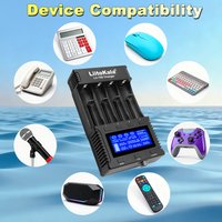 Liitokala lii-700 battery charger 3.7V/1.2V 18650/26650/16340/18500 Battery Charger with screen