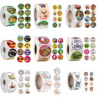 500pcs Teacher Reward Stickers for Kids Children Kindergarten School Encouragement Students Games Toy Animals Stationery Sticker