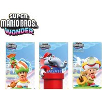 NEW Super Bros Wonder ELEPHANT CAPTAIN TOAD &TALKING FLOWER POPLIN &PRINCE FLORIAN card for switch