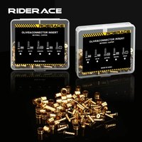 AliExpress riderace RIDERACE Bicycle Brake Olive Set For SHIMANO BH90 BH59 SRAM Brake Insert Needle Bike Hydraulic Disc Brake Hose Connector 50 Sets