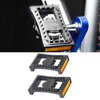 1 Pair For SPD Flat Pedal Adapters For M520/M540/M8000/M9000 Nylon Cleat Converters Bicycle Parts Black