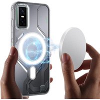 Case for Infinix GT 30 Pro for Magsafe Magnetic Wireless Charging Shockproof Transparent Acrylic PC Cases for Infinix GT30 30Pro