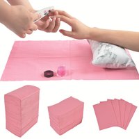 ใ5/20Pcs Portable Disposable Nail Art Clean Pad Desk Mat For Beauty Protection Paperใ