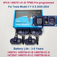 4Pcs 1490701-01-B for 2021 2022 Tesla Model 3 Model Y Model S X Bluetooth Tpms Sensor 149070101B 149070100B 1490701-00-B 1472547 image 4