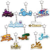 Mismagius Milotic Acrylic Keychain Graffiti Pendant School Pocket Monsters Bag Decoration Fan Peripherals Girl Collection Gift