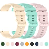22/20mm Watch Strap For Garmin Venu 4 45mm/Forerunner 165 245 255 265 570 Silicone Band Vivoactive 6 5 4 3 Bracelet Wrist Bands