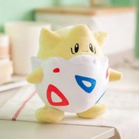 Kawaii Togepi Stuffed Toys Cartoon&Cute Plush Dolls Throw Pillow Birthday Gift , For Kids Friends Boys Home Decoration"