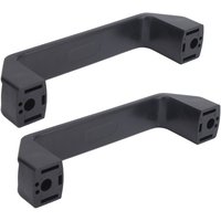 2 pcs 150mm / 120mm Hole Centers Plastic Pull Handle / Grab Handle 8.5mm Mounting Hole Diameter Nylon Industrial Handle Grip