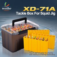 WEIHE XD71 Handheld Wooden Shrimp Box Squid Bait Box ABS+PP Lure Fishing Tackle