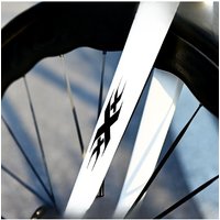 AliExpress NONE 2Pcs Waterproof Sunproof Mountain Bike Stickers, Anti-scratch Durable PVC Decorative Decals for Bicycle Front Fork and Frame