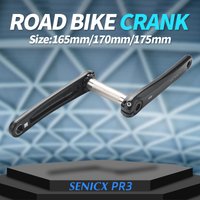 PR3 Bicycle Cranks 165/170/175mm for Road / Folding Bikes Fixed Gear High-quality 6061 Aluminum Alloy Crank Arms Bike Parts