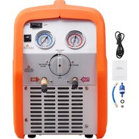 SucceBuy 3/4 HP Kältemittel-Rückgewinnungsgerät Tragbare Klimaanlagen-Rückgewinnungsmaschine mit Hochdruckschutz 60Hz Kältemittel-Recyclingmaschine HVAC für Auto-Klimaanlagen/Flüssigkältemittel