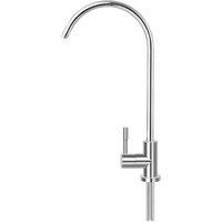 A26F-1/4Inch Kitchen Sink Faucet Tap Chrome Reverse Osmosis Drinking Water Filter Rotation Faucet Fast Connection