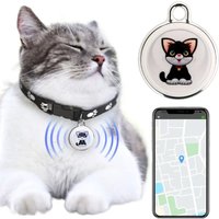 Pet Anti-Lost GPS Tracker Real-time Tracking Bluetooth Compatible Waterproof Smart Wearable Locator for Dog Cat Collar Finding