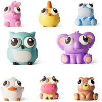 Pop Out Eyeball Squeeze Fidget Toy Squishy Stress Relief Bouncing Sensory Toy Fruit Animal Shape Holiday Present