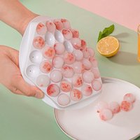 Mini 37 Grid Hockey Ice Making Mold Lollipop Making Round Ice Cube Maker Mould Whiskey Ball Food Grade Ice Cube Tray Mold Gifts