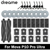 For Mova P10 Pro Ultra Robot Vacuum Cleaner Accessories Main Side Brush Mop Cloth Hepa Filter Dust Bag Spare Parts