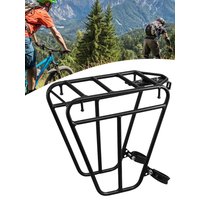 AliExpress NONE 1pcs Bicycle Cycle Front Rack Heavy Duty Steel Cycling Front Bracket Luggage Shelf Cargo Rack Mountain Bike Front Rack 