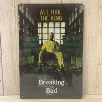 breaking bad poster Tv Show DVD Cover Metal Sign All Hail The King Walter White-Aluminum-tin sign