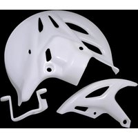 240mm Front Brake Disc Rotor Kits Protector Plate Rear Caliper Guard Cover For Honda Dirt Bike 250f XR 250 450X CRF450R
