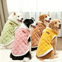 S-8XL Size Dogs Clothes Winter Warm Sweater Pet Clothing Golden Retriever Cat Dog Coats Sweatshirt Pets Puppy Pullover Vest