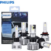 Philips LED H1 H3 H4 H7 H11 Ultinon Pro3101 12V/24V 6000K Hellweiß HB3 9005 HB4 9006 HIR2 9012 Autoscheinwerfer-LED-Lampen, 2x