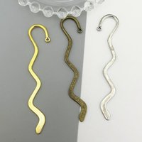 ✔10Pcs Wave Bookmarks DIY Retro Decoration Holder Book Mark School Office Stationery Supply Reading Accessory