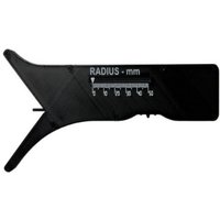 1:1 Proportional Slide Radius Measuring Tool 2mm Radius 3D Printing Radius Measurement Instrument 4mm-100mm Diameter Portable