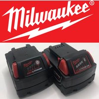 Genuine Milwaukee M18 18V 6.0Ah Lithium Battery High Capacity Long Runtime Heavy Duty Rechargeable Power Tool Replacement